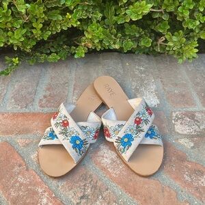 RAYE Sully Nude Sandal Size 7